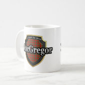 クラン・マクレガー・スコットランド王朝タータンチェックマグカップ コーヒーマグカップ (正面左)