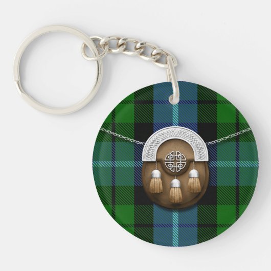 クラン·マシンタイア·スポーラン キーホルダー (正面)