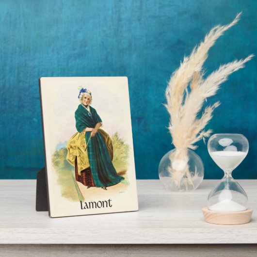 クラン・ラモント・クラン・オブ・スコットランドby R. R. McIan フォトプラーク (側面)