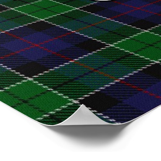 クラン・レスリーの古いレスリー城コーヒー株式会社ポスター ポスター (角)