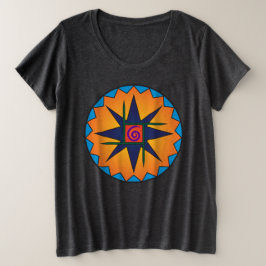 クランBhrideウィメンズプラスサイズダークティー(1x-4x) プラスサイズTシャツ