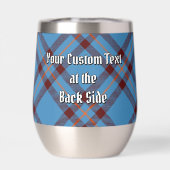 クランElliotクレストオーバー古代タータンチェック (背面)