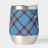 クランElliotクレストオーバー古代タータンチェック (左面)