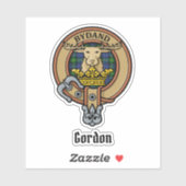 クランGordonクレストオーバータータンチェックシール シール (シート)