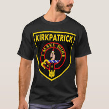 クランKirkpatrick LARGEの黒いTシャツのロゴ