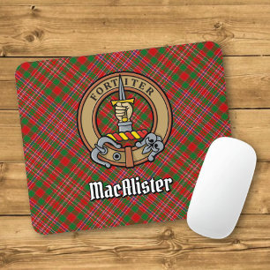 クランMacAlisterクレストオーバータータンチェック マウスパッド