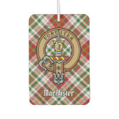 クランMacAlisterクレストオーバードレスタータンチェック カーエアーフレッシュナー (正面)