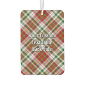 クランMacAlisterクレストオーバードレスタータンチェック カーエアーフレッシュナー (裏面)