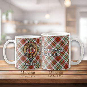 クランMacAlisterクレストオーバードレスタータンチェック コーヒーマグカップ
