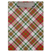 クランMacAlisterドレスタータンチェッククリップボード クリップボード (正面)