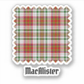 クランMacAlisterドレスタータンチェックシール シール (正面)