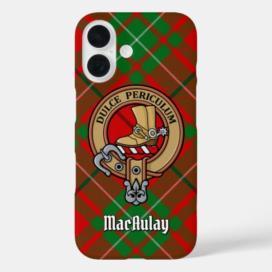 クランMacAulayクレストタータンチェックiPhoneケース Case-Mate iPhoneケース (裏面)