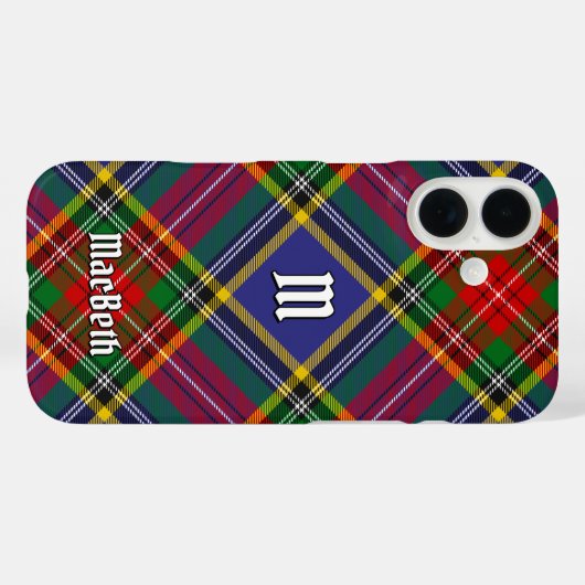 クランMacBethタータンチェックケースメイトiPhoneケース Case-Mate iPhoneケース (裏面 (横))