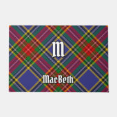 クランMacBethタータンチェック ドアマット (正面)