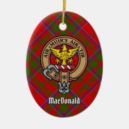 クランMacDonald of Keppoch Crestセラミックオーナメント セラミックオーナメント