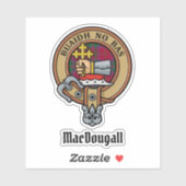 クランMacDougallクレストオーバータータンチェック シール (シート)