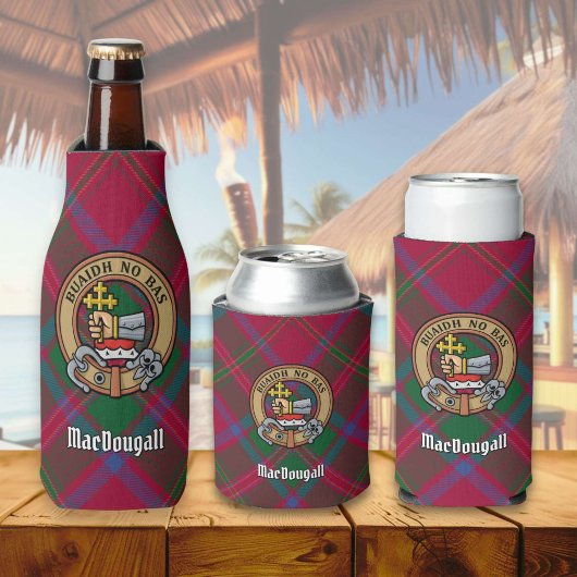 クランMacDougallクレストオーバータータンチェック ボトルクーラー