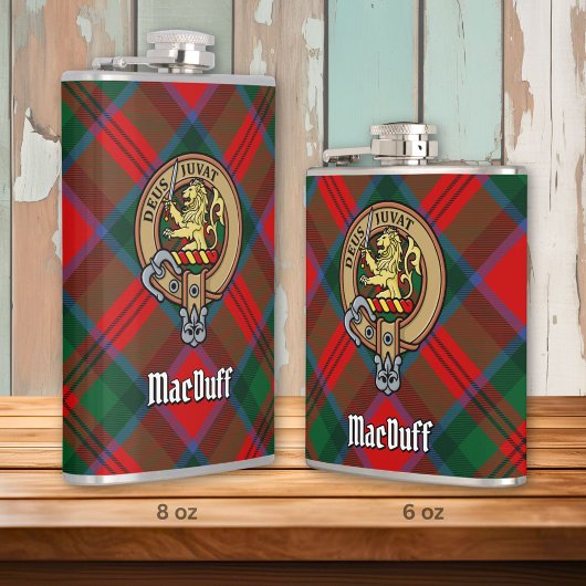 クランMacDuffクレストタータンチェック フラスク