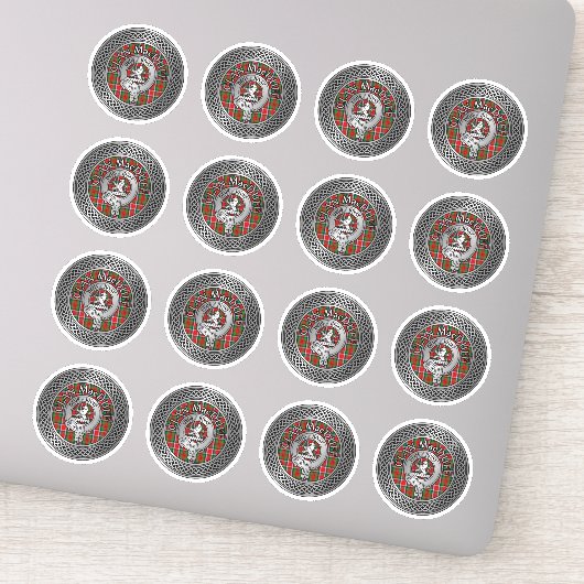 クランMacDuffクレスト&タータンチェックノット シール (詳細)