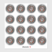 クランMacDuffクレスト&タータンチェックノット シール (シート)