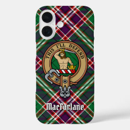 クランMacFarlaneクレストオーバーモダン狩りタータンチェック iPhone 16ケース