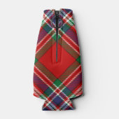 クランMacFarlaneクレストオーバーレッドタータンチェック ボトルクーラー (裏面)