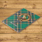 クランMacFarlaneクレストオーバー古代狩りタータンチェック ノートブック