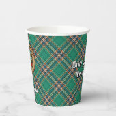 クランMacFarlaneクレストオーバー古代狩りタータンチェック 紙コップ (左)