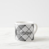 クランMacFarlane白黒タータンチェック エスプレッソカップ (正面右)