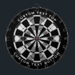 クランMacFarlane白黒タータンチェック ダーツボード<br><div class="desc">クラン伝統的マクファーレン黒と白の色のモダンタータンチェック。シームレスなパターン。外輪カスタムの2つの文字領域。</div>