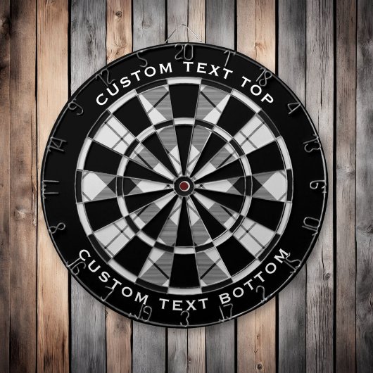 クランMacFarlane白黒タータンチェック ダーツボード