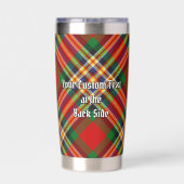 クランMacGillクレストオーバータータンチェック 保温保冷タンブラー (背面)