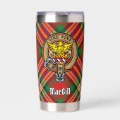 クランMacGillクレストオーバータータンチェック 保温保冷タンブラー (正面)