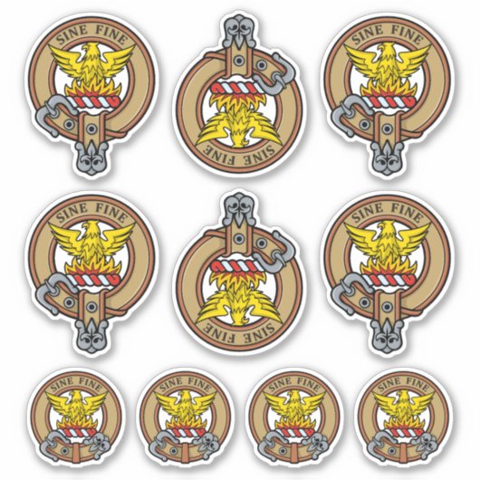 クランMacGillクレストシールセット シール (正面)