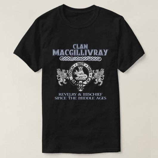 クランMacgillivray crestスコットランドのクランScotish su Tシャツ (デザイン正面)