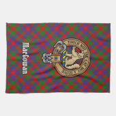 クランMacGowanクレストオーバータータンチェック キッチンタオル (横)