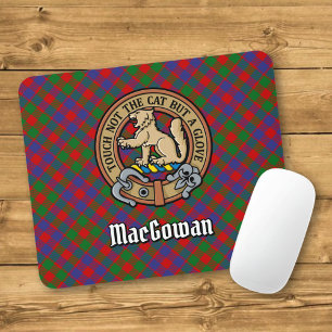 クランMacGowanクレストオーバータータンチェック マウスパッド