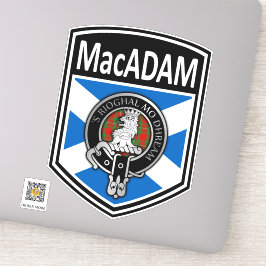 クランMacGregorクレスト&タータンチェックサルタイヤ – MacAdam シール
