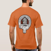 クランMacGregorクレスト&タータンチェック Tシャツ (裏面)