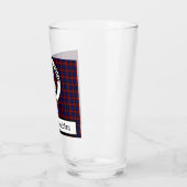 クランMachlachlanクレストバッジ&タータンチェックカスタマイズ タンブラーグラス (左)