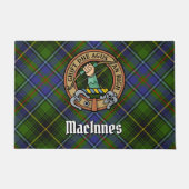 クランMacInnesクレストオーバータータンチェック ドアマット (正面)