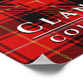 クランMacIver Colors of Scotland 2タータンチェックPlaid ポスター (角)