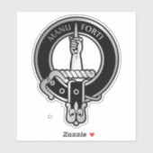 クランMacKayタータンチェッククレストシール シール (シート)