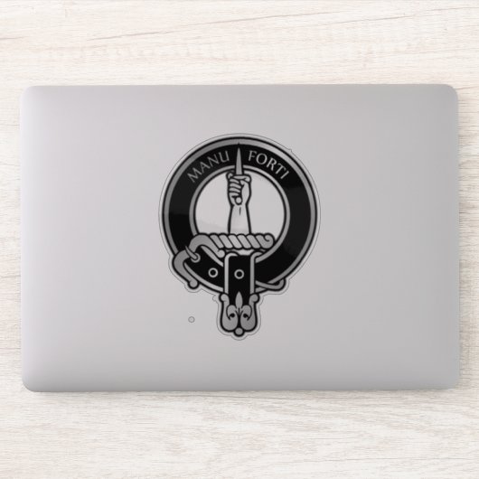 クランMacKayタータンチェッククレストシール シール (コンピューター)