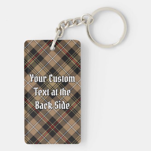 クランMacKenzieクレストアクリルキーチェーン キーホルダー (裏面)