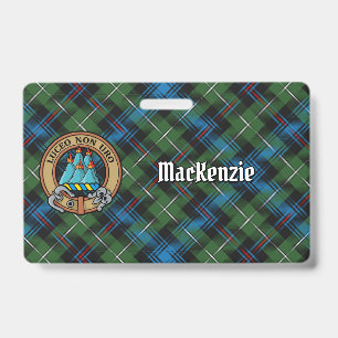 クランMacKenzieクレストオーバータータンチェック バッジ