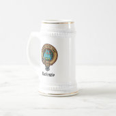 クランMacKenzieクレストビアスタイン ビールジョッキ (正面左)