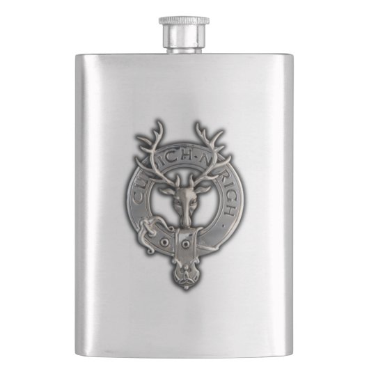 クランMacKenzieクレスト フラスク (正面)
