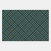 クランMacKenzieタータンチェックラッピング紙シート ラッピングペーパーシート (正面3)