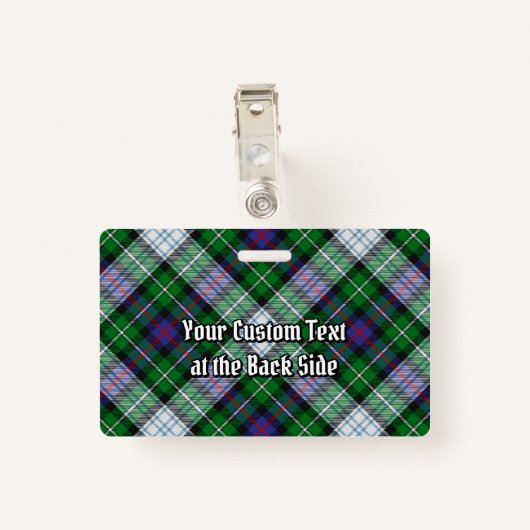 クランMacKenzieドレスタータンチェックバッジ バッジ (裏面クリップ)